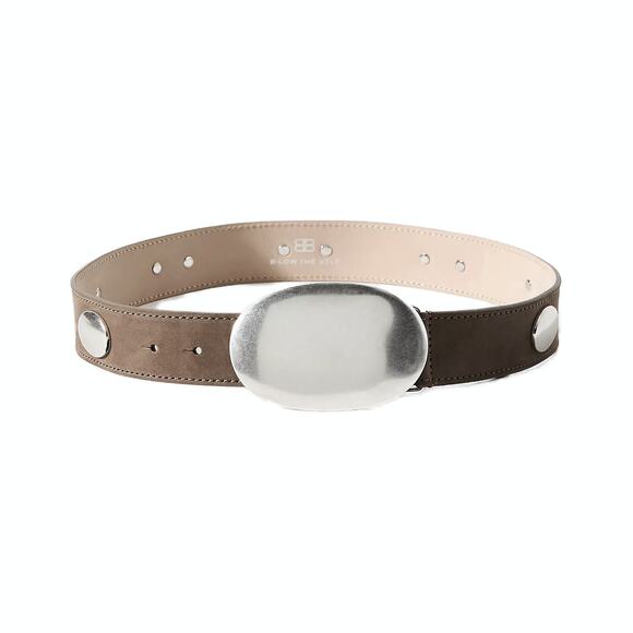 B-LOW the BELT Myra Concho Nubuck Belt in Taupe M - Picture 1 of 10